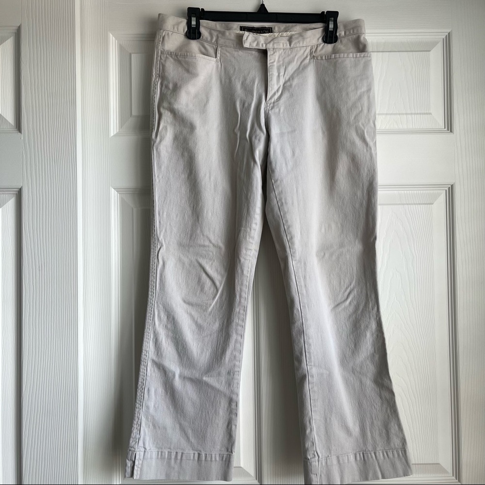 Vintage Abercrombie & Fitch Flare Khaki Pants